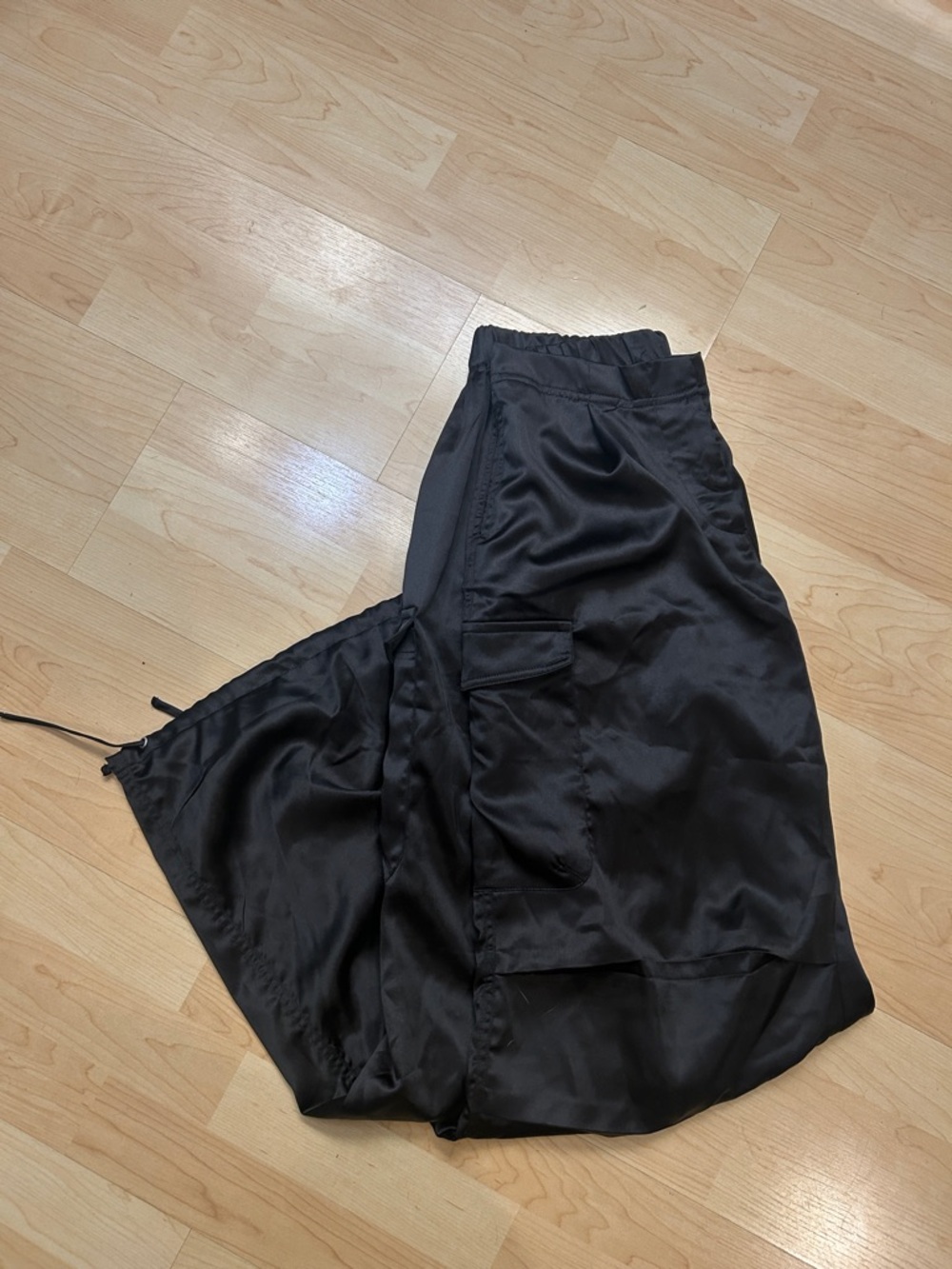 Women’s Black Cargo Track Pants